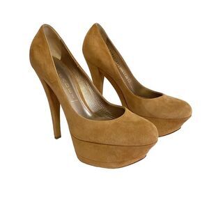 CASADEI Suede Triple Platform Heels